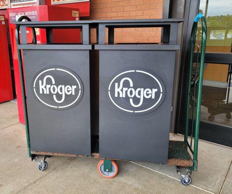 New trash cans.