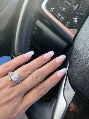 Pink ombré full set