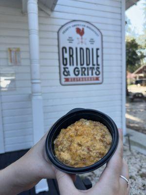 Chorizo grits