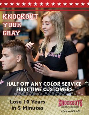 August Color Promotion - 50% Off Any Color Service.  First-time Customers.  Framingham Only.