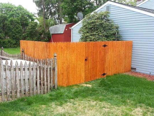 Affordable, high quality wood fence