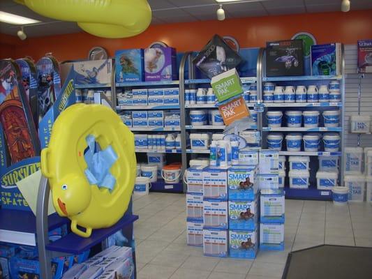 Full line of BioGuard Chemicals, pool equipment and accessories