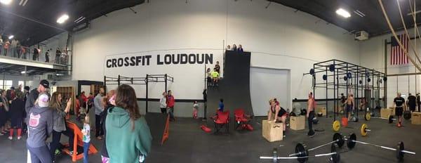 panoramic picture of the gym