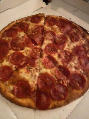 Pepperoni pizza