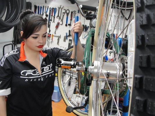 bicycle repairs