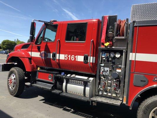 New Forestville Fire Truck