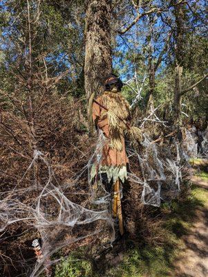 One of the spooky creatures in the trail