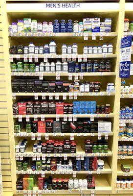 Men's Health supplement options.