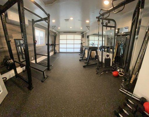 Our gym where we are doing all our personal training sessions