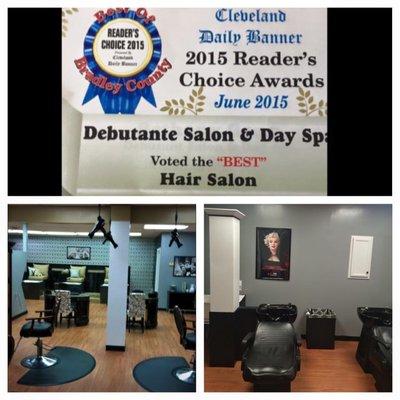 Newly remodeled salon with the latest in design.