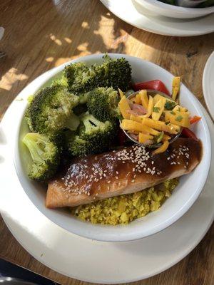 Teriyaki Salmon Bowl