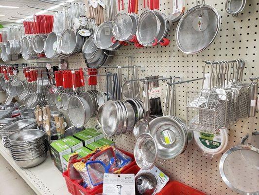 Strainer selection