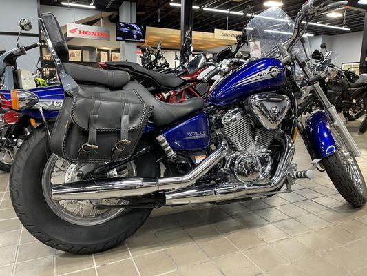 Hoping to close on and ride this 2003 Honda VT600C Shadow VLX with under 5k miles off the lot today! Hoping it will be a good purchase.