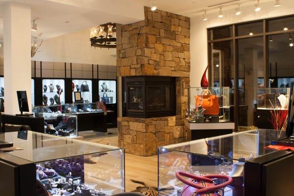 Inside LaNae Jeweler in Vail, CO