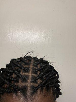 Knotless braids