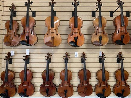 Advanced Student & Professional Grade Models, as well as Antique Violins & Violas.