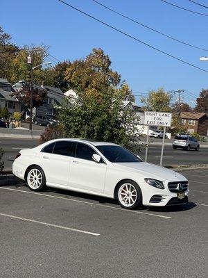 2019 e300 custom wheels installed and balanced