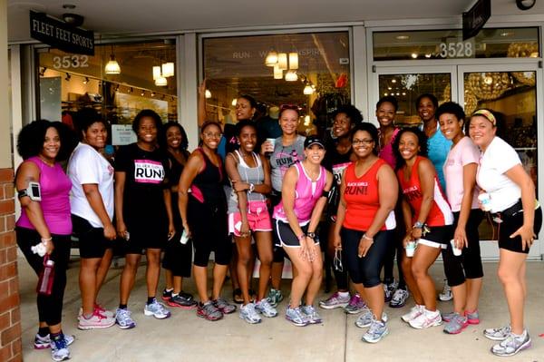 Black Girls Run group run