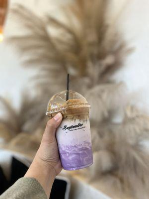 Taro Coffee Latte