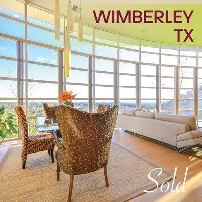 Modern Wimberley, Texas property sold by DMTX Realty.