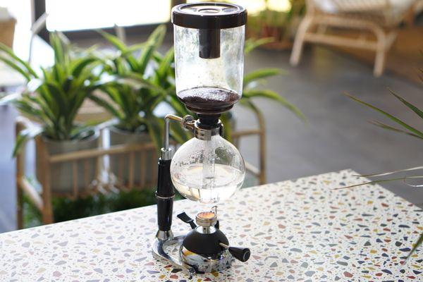 Siphon for coffee making