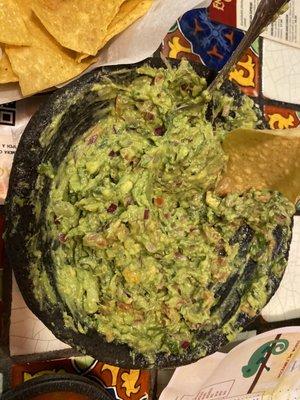 Homemade guacamole