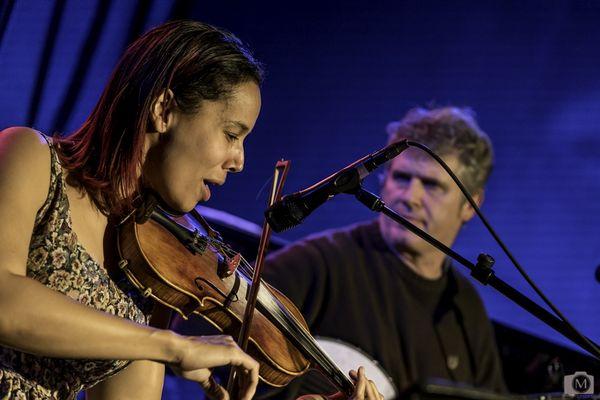 Rhiannon Giddens and Dirk Powell; photo credit Anthony Mulcahy