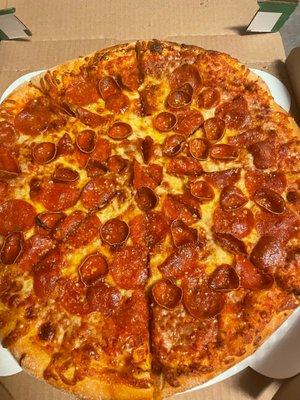 Pepperoni pizza