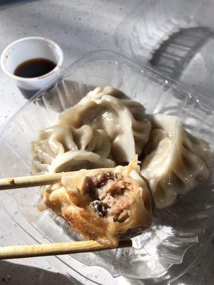 Pork pan friend dumplings