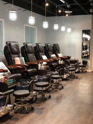 Relaxing Pedicure area.