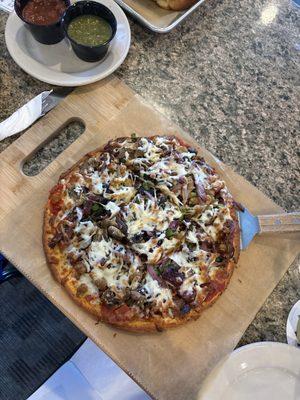 Cauliflower crust Combo Pizza