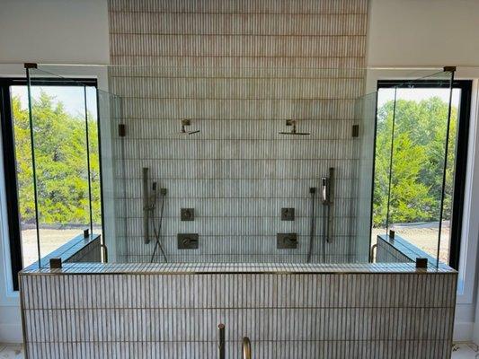 Custom shower enclosure