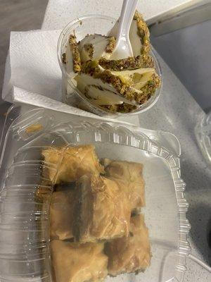 Booza and baklava