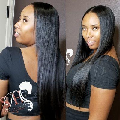 Those 2 bundles of 18" Straight from So Fierce Hair Co. Llc  have your girlll SHAPOPPINNNNNN!!