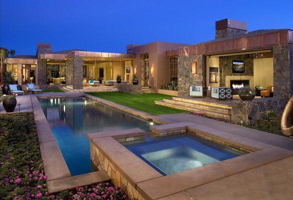 Private Residence Outdoor Living Area