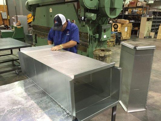 Ductwork fabrication