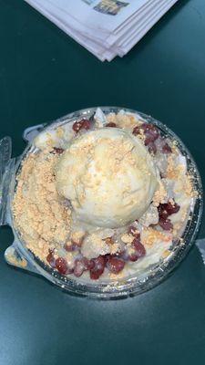 red bean bingsu