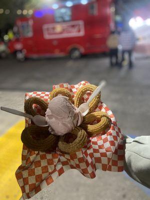 Churro ice cream