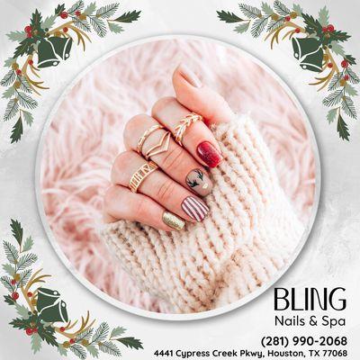 " Gift yourself the joy of perfect nails this Christmas, courtesy of Bling Nail & Spa."