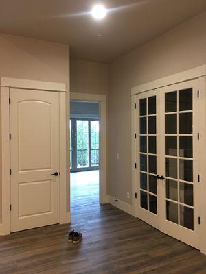 Trim doors walls ceiling