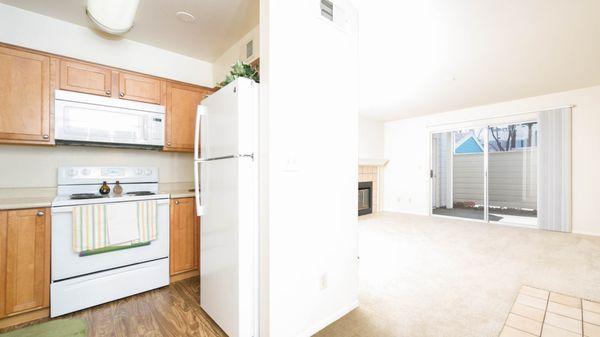 Kitchen and Living Room