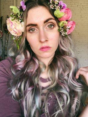 My pastel opal hair by La Pomponnee!