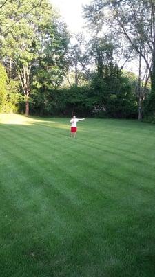 My back yard is like my own mini ballpark field. - Michael M