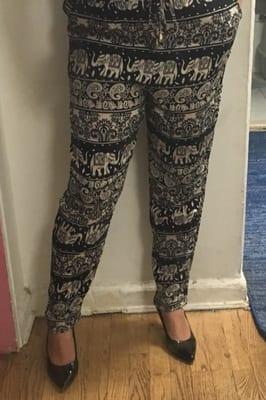 Cute elephant-print pants from Perfection ($15)