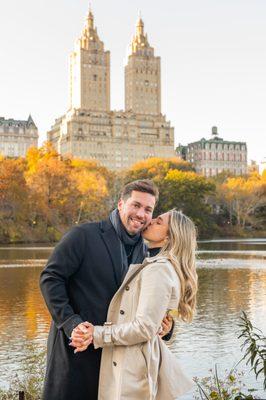 Outdoors Couple Session in Central Park, NYC