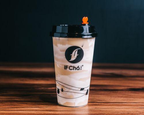 Cheese cake milk tea