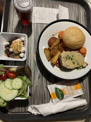 Hospital room service food