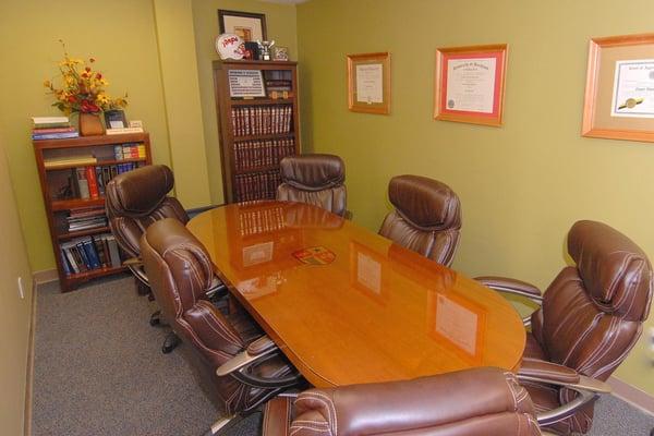 We have helped all of our clients with excellent legal solutions.  It all begins with taking a seat at our custom conference ...