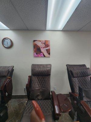 Inside nail shop