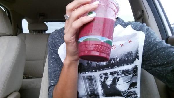 Pitaya Fruit Punch with vanilla protein is the greatest thing to happen to my mornings